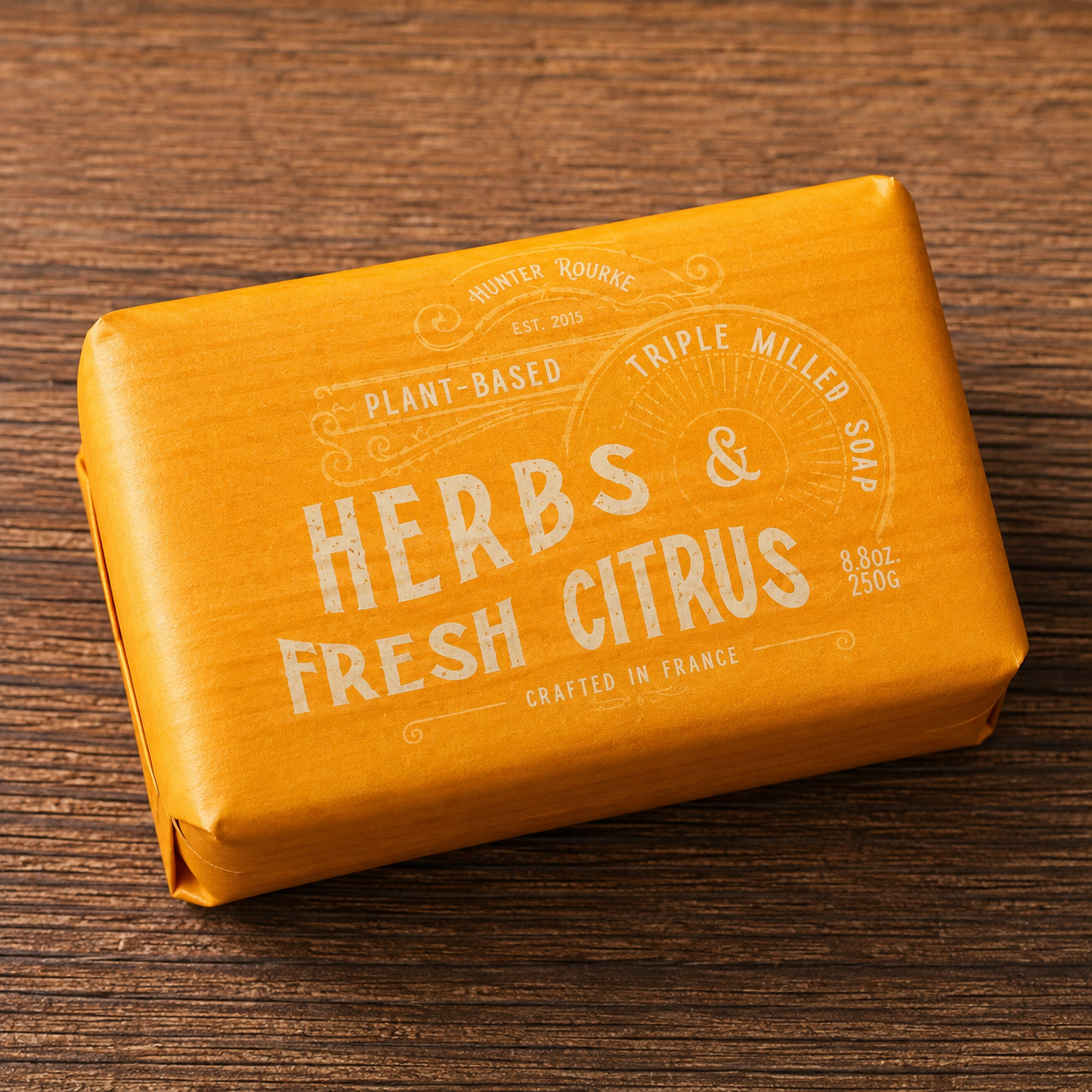 Herbs & Fresh Citrus Triple Milled Soap – 250g / 8.8 oz