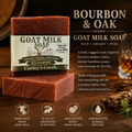Curley’s Creek Bourbon & Oak Goat Milk Soap – 5 oz