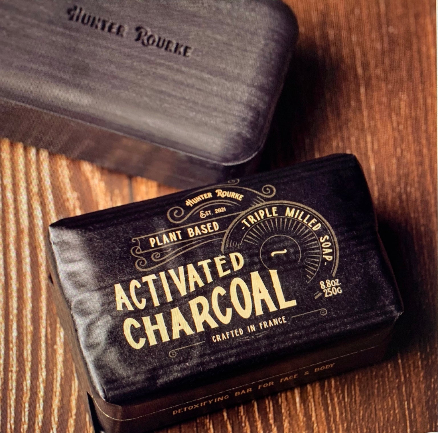 Activated Charcoal Triple Milled Soap – 250g / 8.8 oz